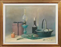 Untitled by Proferio Grossi, NATURA MORTA CON LUCERNA, offered Jul 2019