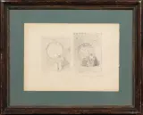 Alfred Eberling, Studi Di Due Arabi, pencil on paper