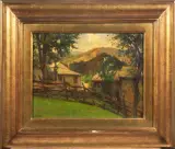 Giuseppe Rossi, Coloretta Di Zeri, oil on compensato