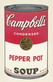 Andy Warhol, Campbell's Soup I (Pepper Pot), 1968, Farbserigrafie auf glattem Papier
