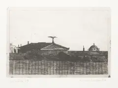 Kamil Lhoták, Architecture I., 1954, etching, paper
