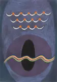 Karel Malich, Light, 1986, pastell on paper