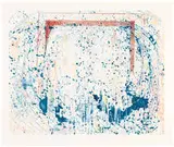 Pat Steir, Direction of Water, 1991, Color spit-bite and soap ground aquatints with soft-ground etching and drypoint on paper