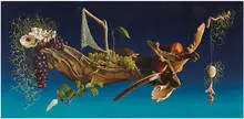 Lodewijk Bruckman, My Magic Gondola, 1957, Oil on canvas