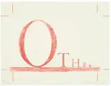 Ed Ruscha, Other, 2004, 1-color lithograph on German etching white paper