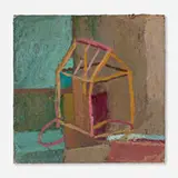 Clintel Steed, Bird Cage in Space, 2006, oil on Masonite