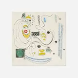 Hilla Rebay, Untitled, etching and aquatint in colors