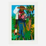 Romare Bearden, The Lantern, 1979, lithograph in colors