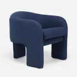 Preview Furniture Co., Chair, c. 1985, jersey upholstery