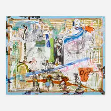Yair Garbuz, Untitled, 1994, mixed media on panel