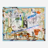 Yair Garbuz, Untitled, 1994, mixed media on panel