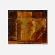 Charles Brown, Ascension, 1996, oil on metal leaf on board
