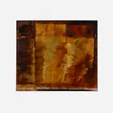 Charles Brown, Ascension, 1996, oil on metal leaf on board