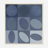 Victor Vasarely, Ezust (from the Lapidaire portfolio), 1968, screenprint in colors
