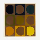Victor Vasarely, Arany (from the Lapidaire portfolio), 1968, screenprint in colors