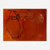 Sandi Slone, Catalonian Fang Hu Doppelgänger, 1987, acrylic on canvas