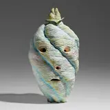 Michael Lucero, Monumental Head, c.1980, glazed earthenware