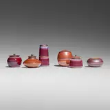Kouta Shimazaki, Collection of six miniature lidded vessels