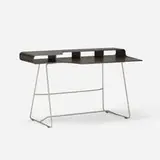Edward Barber and Jay Osgerby, Loop desk, 1998, lacquered rosewood, stainless steel