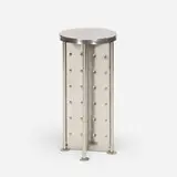 Philippe Starck, occasional table for the Royalton Hotel, 1988, stainless steel