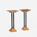 Modern, plant stands, pair