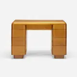 Paul Goldman, desk, 1945-47, bent maple plywood