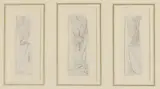 Thomas Stothard, Untitled, Thomas Stothard RA (1755-1849) Neoclassical ornaments pencil and grey wash