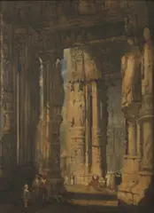 Untitled by Samuel Prout, 1828 watercolour 76 x 54cm, sold Sep 2020