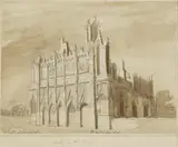 John Coney, Untitled, pencil and wash 17 x 20cm