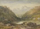 David Cox, Untitled, watercolour 28 x 38cm Provenance: The Estate of Robin and Patricia Pickard.