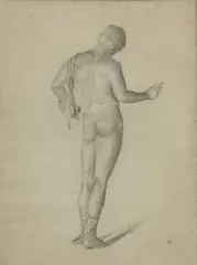 Untitled by Italian School, pencil 59 x 47cm, sold Sep 2020