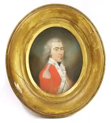 English School, Untitled, before his marriage pastel