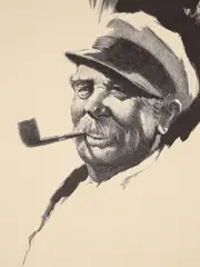 The Pilot by Gordon Grant, circa 1940, lithograph, offered May 2023