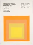 Untitled by Josef Albers, screenprint poster, offered May 2023
