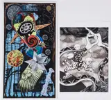 Nick Bubash, Print of a, mixed media collage