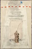 James Coignard, Mannequin en Structure Blanche, 1981, carborundum