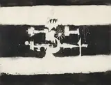 Johnny Friedlaender, Untitled Monochrome Abstract, c.1970s, etching and aquatint on paper
