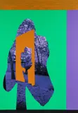 Menashe Kadishman, Tree in Trees - Green and Orange, 1979, serigraph on Arches