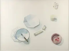 John Moore, Still Life, 1974, watercolor
