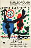 Marlborough Gallery, Miro: Recent Paintings 1945-1963, printed by Joan Miró, 1966, Lithograph in colors, offered May 2023