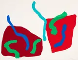 Ray Parker, Untitled Color Field Abstract, 1980, original