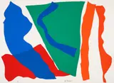 Ray Parker, Untitled Abstract in 4 Colors, late 1970s or early '80s