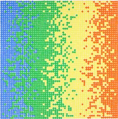 Untitled Dot Print by David Roth, 1979, serigraph printed in colors, pencil, offered May 2023