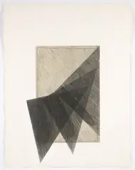 Richard Smith, Drawing Boards II (No. 1), 1981, etching on wove paper