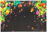 Walasse Ting, Untitled Abstract for Fresh Air School Exhibit, 1972, lithograph in colors
