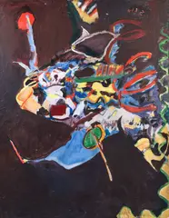 Untitled Abstract by Russell Twiggs, 1954, oil on canvas, offered May 2023