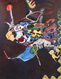 Russell Twiggs, Untitled Abstract, 1954, oil on canvas