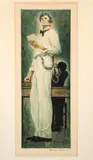 Lincoln for the Defense, undated , color by Norman Rockwell, lithograph on Arches wove paper, offered Apr 2023