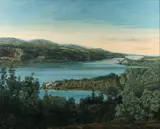 George Wexler, The Hudson from New Hamburg II, 1984, oil on canvas