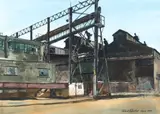 Robert Bowden, Industrial Buildings in Lawrenceville, 1999, watercolor